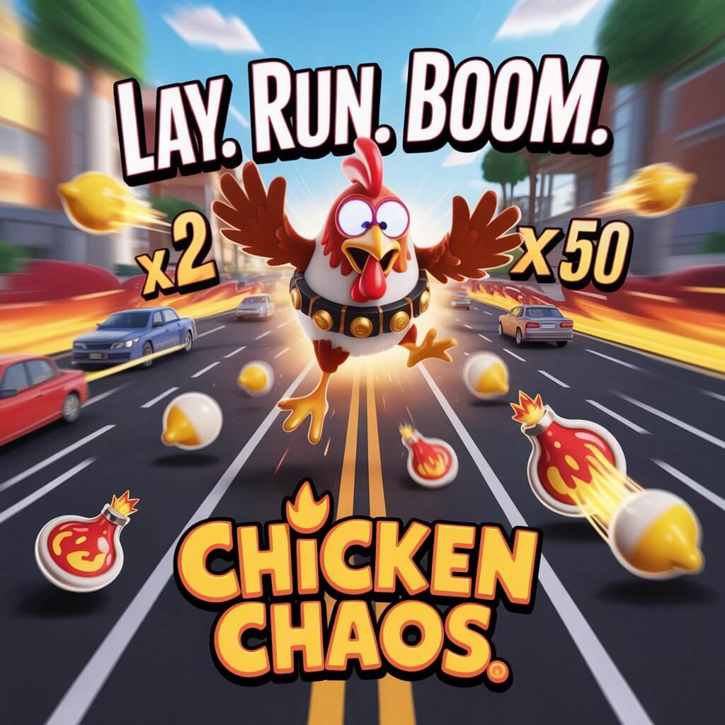 Bomb Chicken puzzle solving with stacked bombs